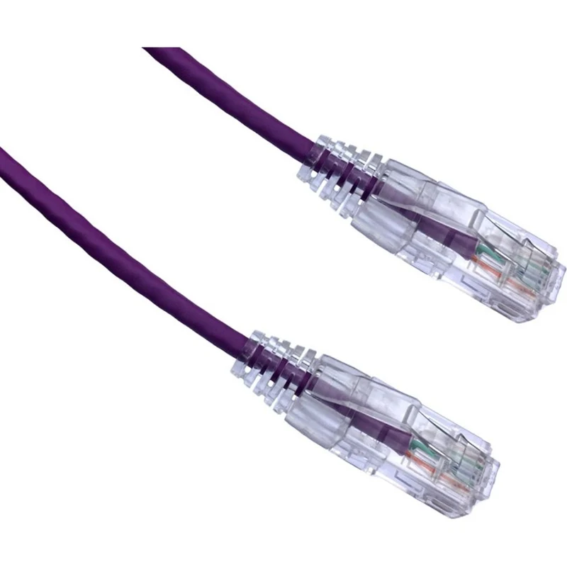 Câble de raccordement ultra-mince anti-accroc Axiom CAT1 BENDnFLEX 6FT 550 MHz (violet) C6BFSB-P1-AX