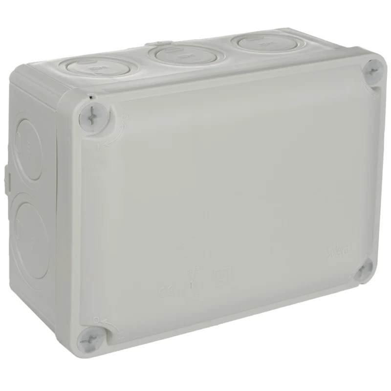 Boîte de dérivation rectangulaire IP65 - 153 x 110 x 65 mm - Solera