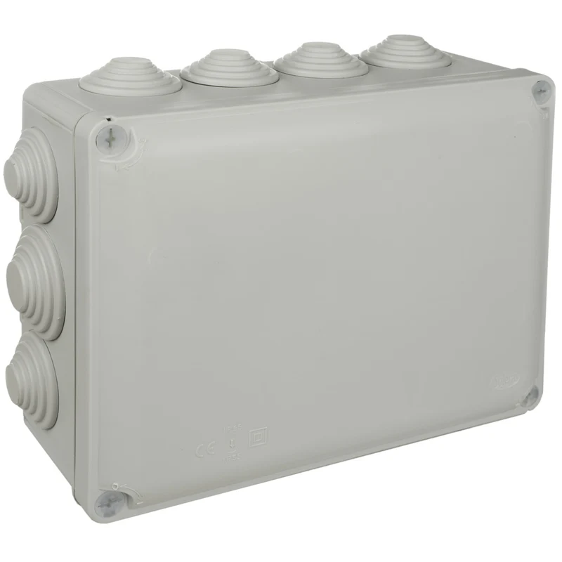 Boîte de dérivation rectangulaire IP55 - 220 x 170 x 80 mm - Solera