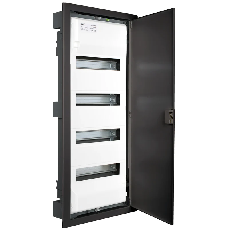 Coffret modulaire encastré métal 4 rangées - Solera