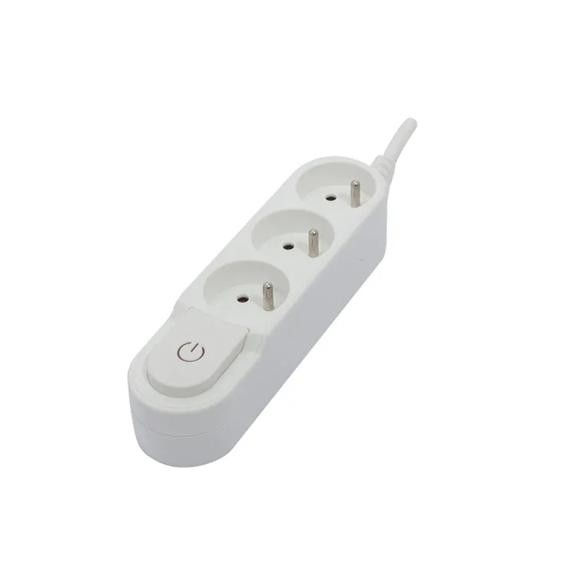 Bloc multiprise interr. 16A blanc - Chacon