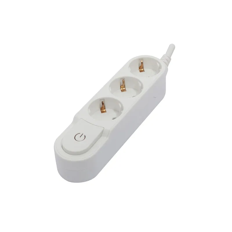 Multiprise Design Schuko 16A - blanc - Chacon