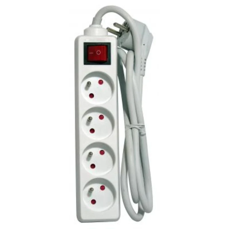 Bloc multiprise 16A + interrupteur blanc - Chacon
