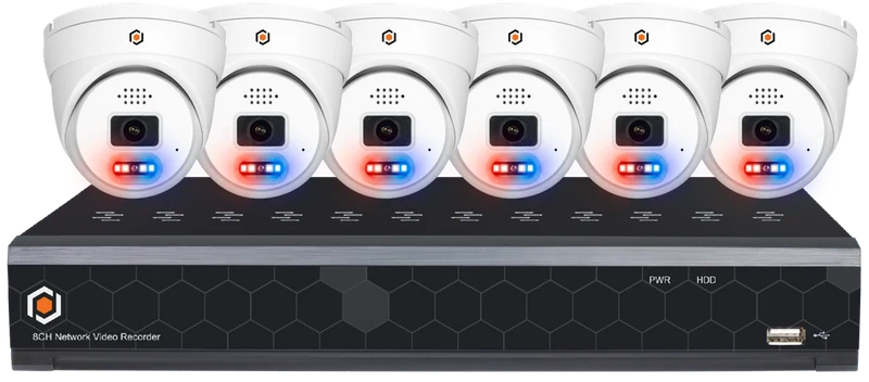Network Surveillance Kit 8 Ports 4 MP NDAA XKIT6OVIP4MP-AI-E