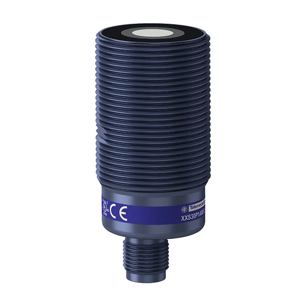 Ultrasonic sensors XX, plastic, cylindrical M30, straight, 1 m
