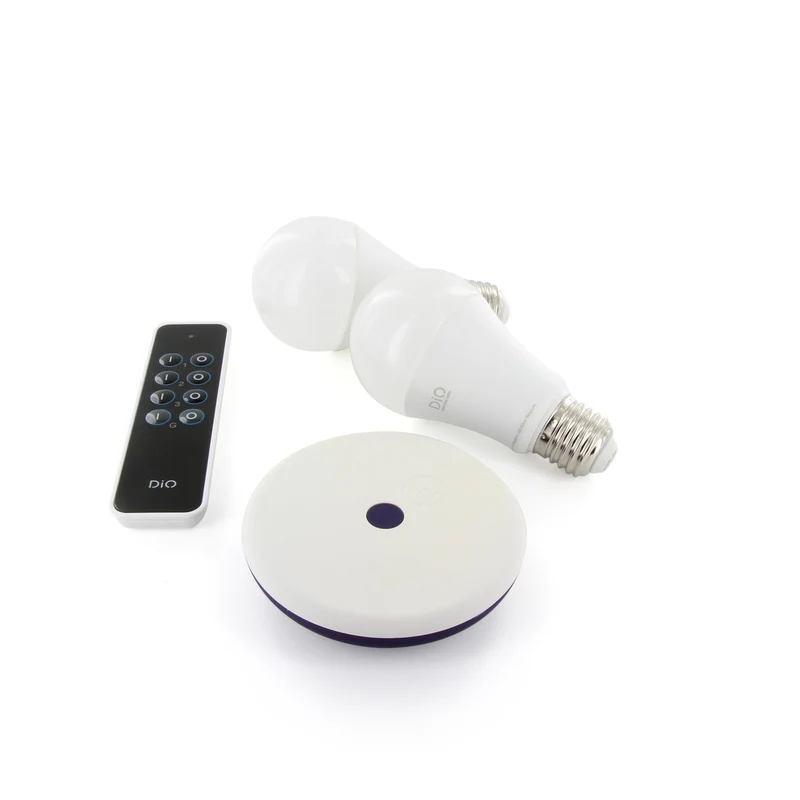 Pack de 2 ampoules E27 LED connectées + DIO Home - Chacon