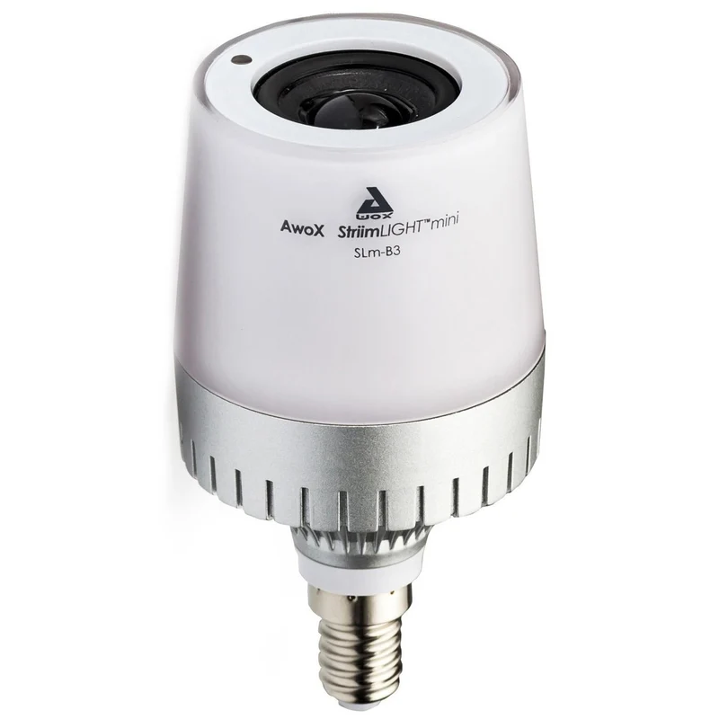 Ampoule LED Bluetooth E14 + enceinte avec télécommande - Chacon