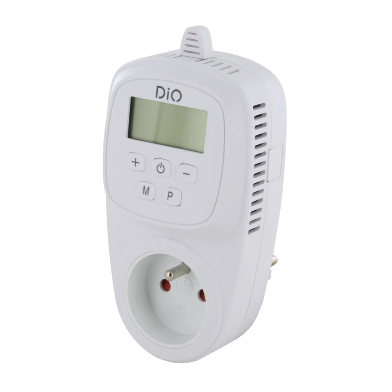 Prise connectée thermostatique - 3680W - chauffage + clim - Blanc - DiO