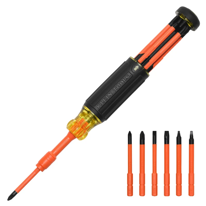 6-IN-1 INSULATED AUTO-LOCK SCREWDRIVER