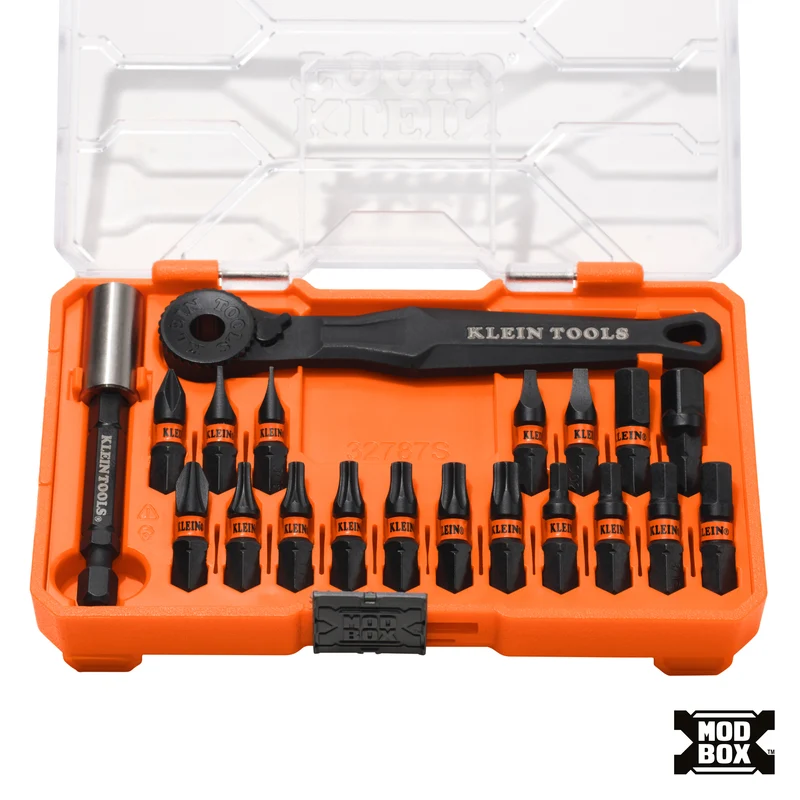 MICRO RATCHET IMPACT-RATED BIT SET, PROFLEX, 20-PIECE