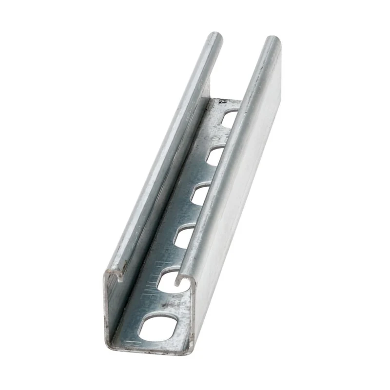 CHANNEL SLOTTED HOT DIP GALVANIZED 10' 1-5/8" X 1-5/8"
