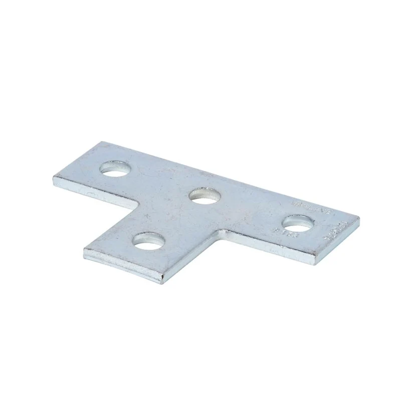 FITTING CHANNEL FLAT TEE 5-3/8X3-1/2" 4-HOLE HDG