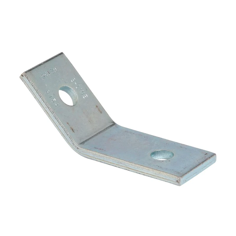 FITTING CHANNEL 45D OPEN 3X2-5/16" 2-HOLE HDG
