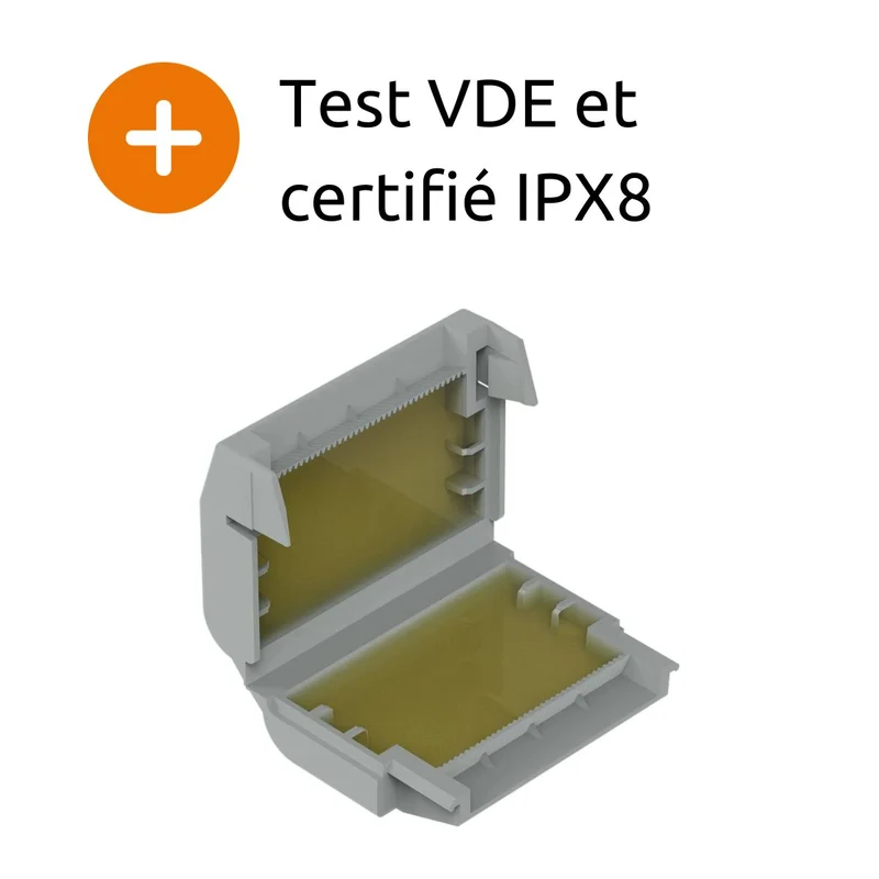 Boîte Gelbox T2 série 221/2273 4mm² - IPX8 - Wago