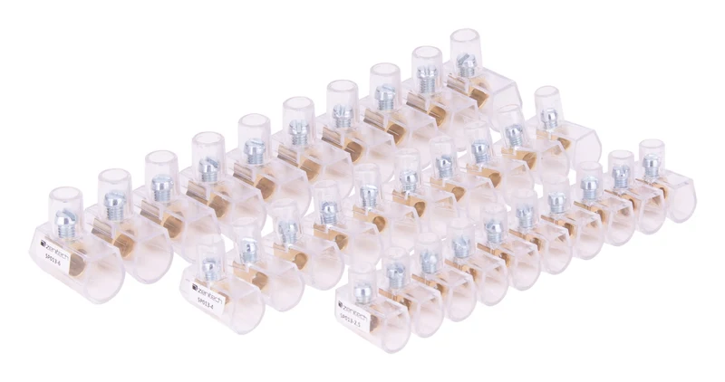 Barrette 5 bornes de connexions unipolaires - 4/5/6mm²- Zenitech