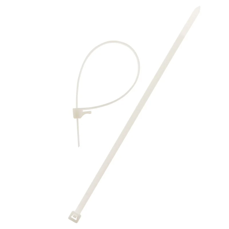 Lot de colliers de câblage 3,6x 140mm - transparent - Zenitech
