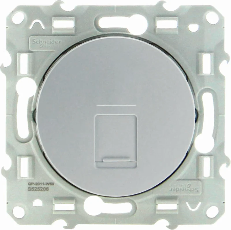 Prise RJ45 grade 1 (téléphone) cat 5 UTP - Odace - Schneider
