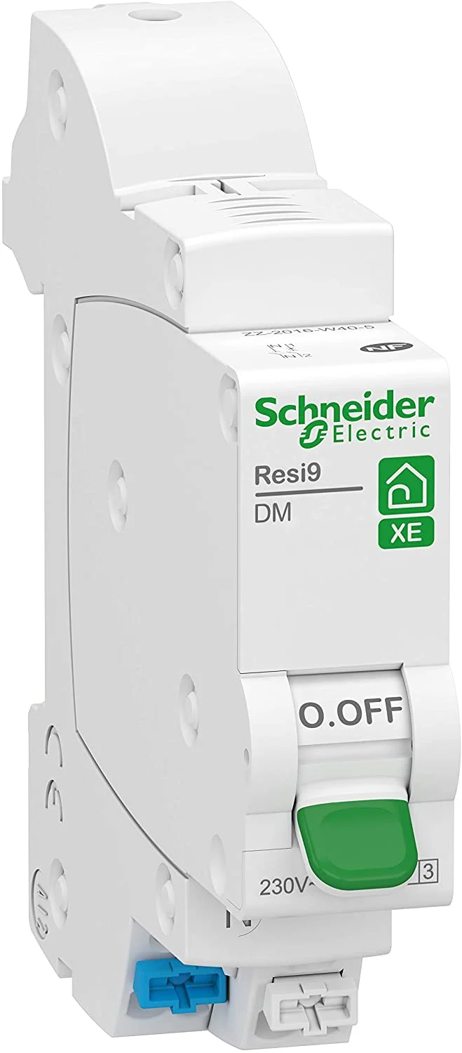 Disjoncteur automatique Rési9 1P+N (10A Courbe C/ 3KA) XE - Schneider