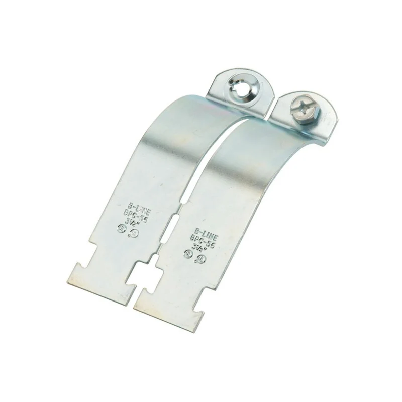 CONDUIT CLAMP 3" EMT-RIG BREAK-APART /PAIR ZN PLATED