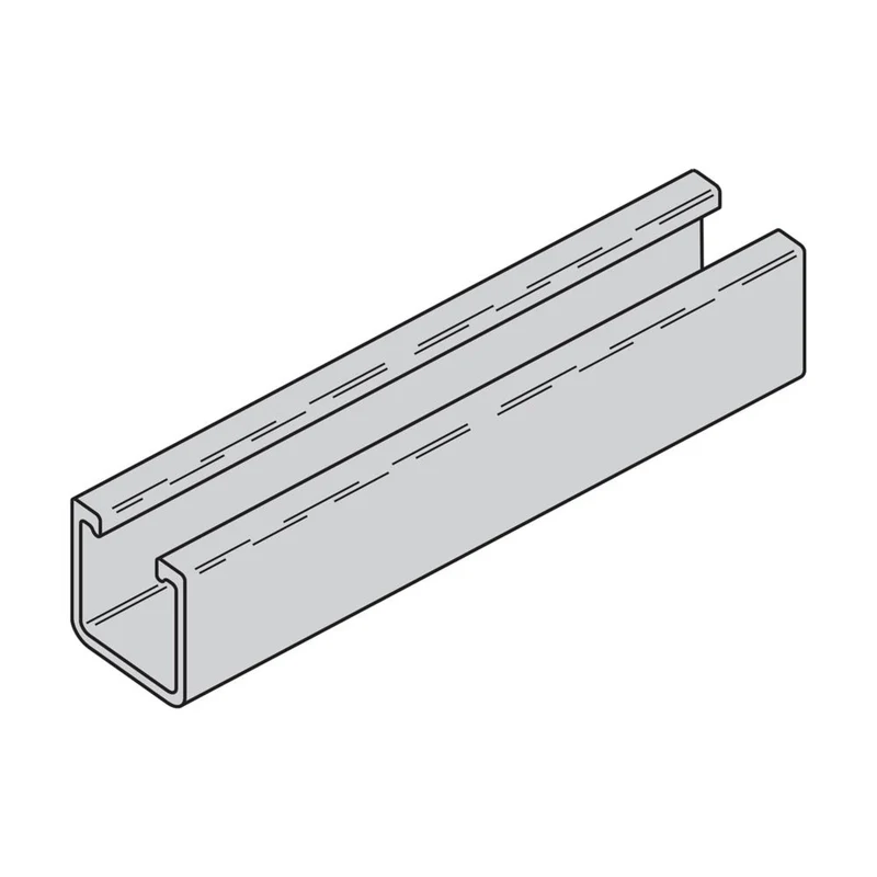 CHANNEL SOLID FIBERGLASS 10' 1-5/8" X 1-5/8" GRAY
