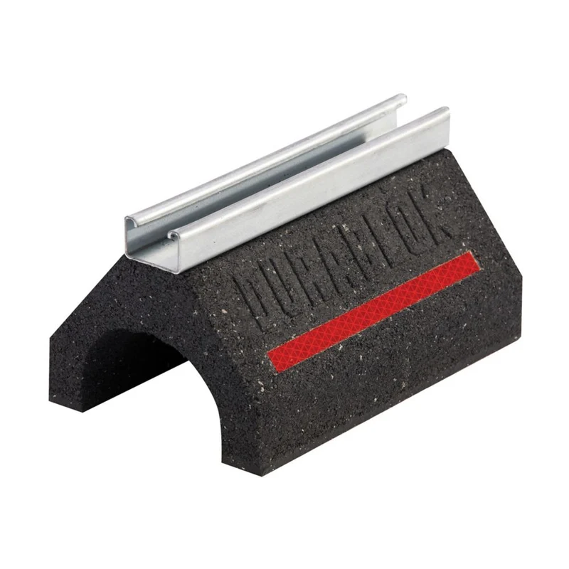 SUPPORT BASE 5X 6X 9.6" WITH B44 1"HIGH CHANNEL RUBBER