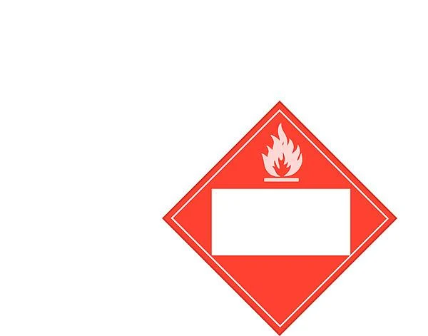 PLACARD TDG PIN #1202 FLAMMABLE LIQUID 10-3/4"