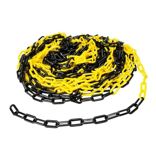 CHAIN BRADYLINK WARNING 2"X100' BLACK/YELLOW