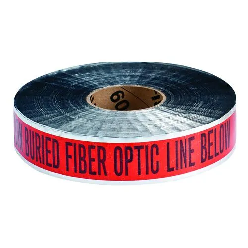 DETECTABLE TAPE 3"X1000' CAUTION BURIED FIBER OPIC ILINE