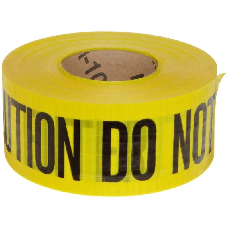 BARRICADE TAPE 3"X1000' CAUTION DO NOT ENTER YELLOW