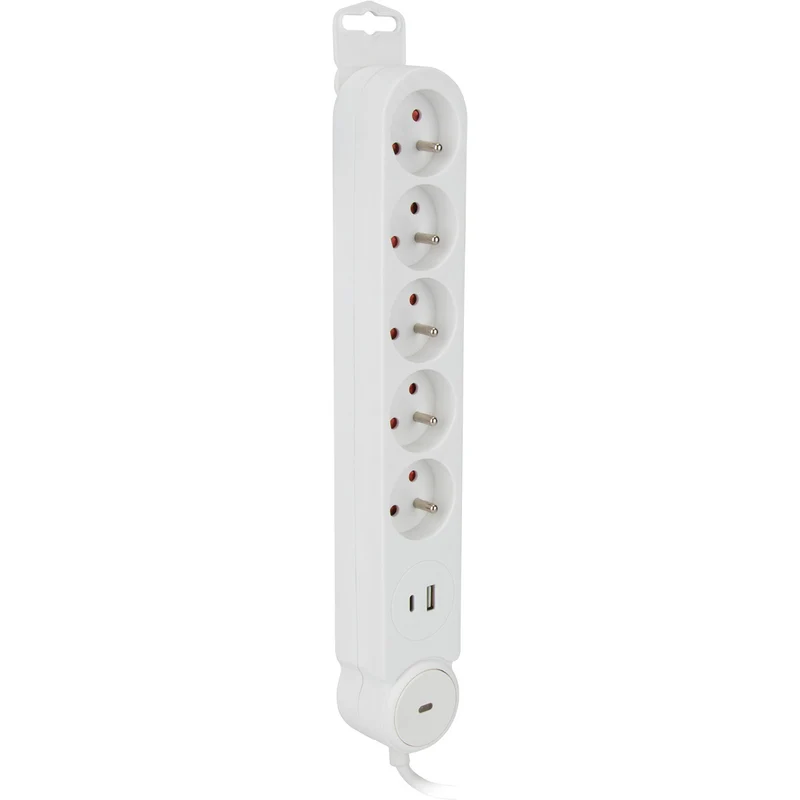 Bloc multiprise Iota 3/5 prises 16A + prises USB A+C - Zenitech