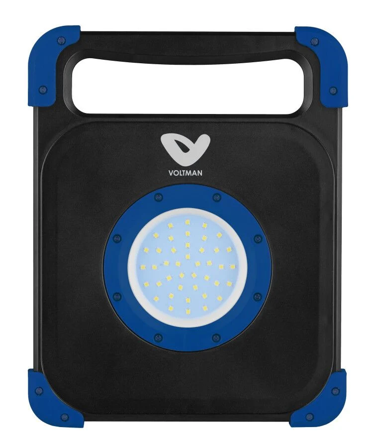 Projecteur de chantier KSAR 6400 Kelvin 130° avec batterie 1500lm 20W - Voltman