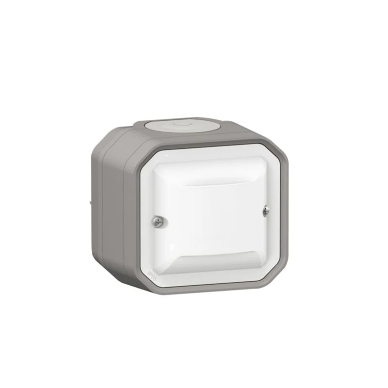 Détecteur mural LED - Plexo - 100W - Gris - Legrand