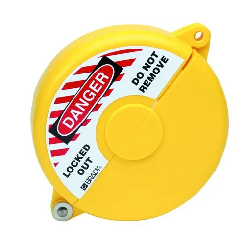 LOCKOUT GATE VALVE TO FIT 2-1/2 -5" HANDLE YELLOW