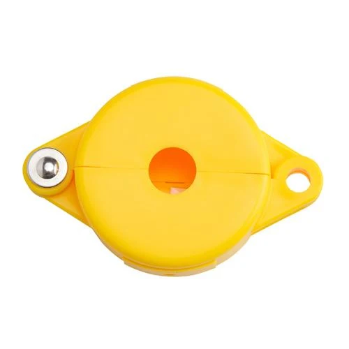 LOCKOUT MINI GATE VALVE POLYPROPYLENE YELLOW