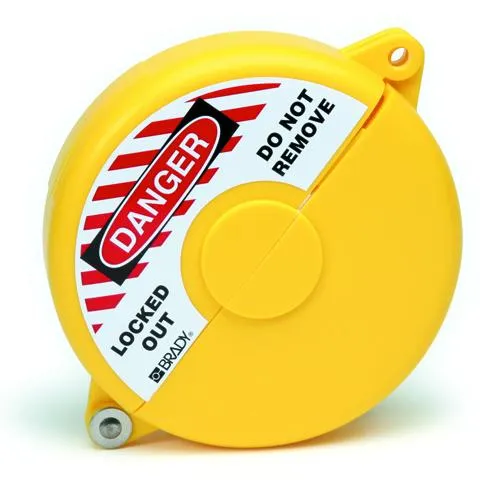 LOCKOUT MEDIUM GATE VALVE YELLOW