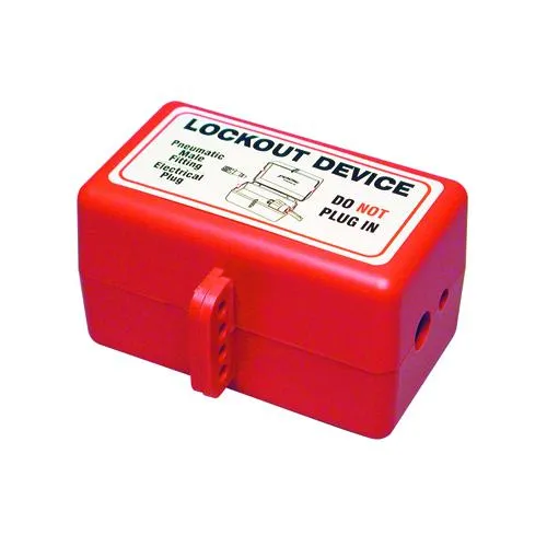 LOCKOUT PLUG LARGE RED
