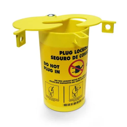 LOCKOUT PLUG 3 IN 1 THERMOPLASTIC YELLOW