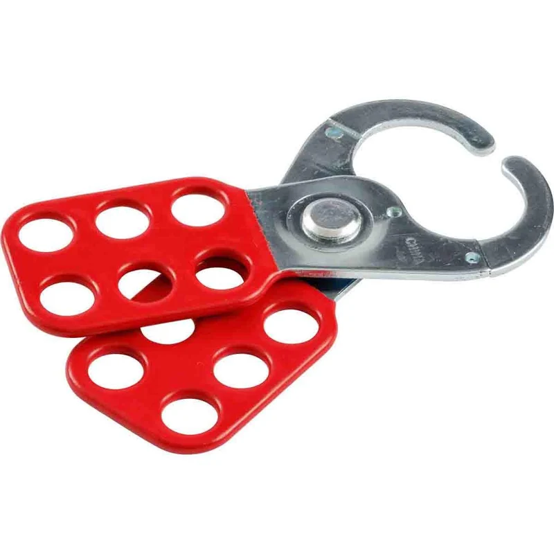 LOCKOUT HASPS STEEL 1" RED