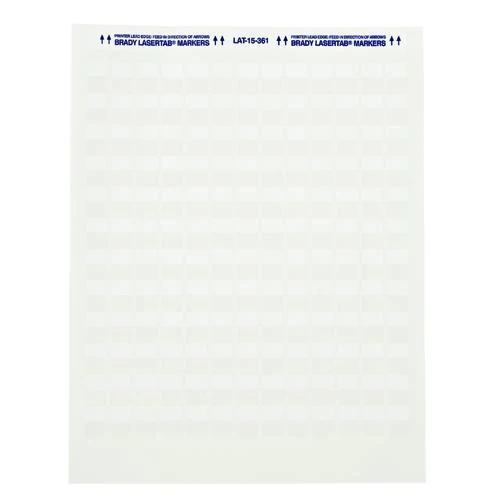 LABEL POLYESTER 1.437X1" 42/SHEET FOR LASER PRINTER WHITE