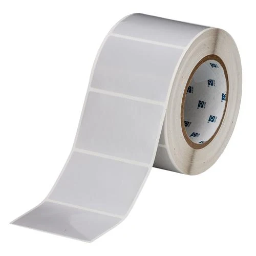 LABEL POLYESTER 2.00X3.00" 1000/ROLL METALLIC GRAY