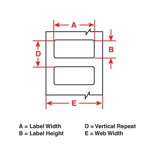 LABEL POLYESTER 2.00X3.00" 1000/ROLL LIGHT GRAY
