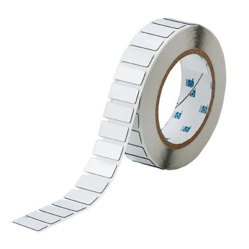 LABEL POLYESTER 0.49X1.06" 500/ROLL WHITE