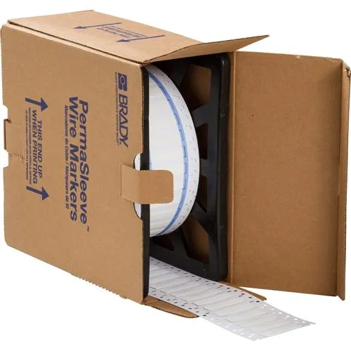 WIRE MARKER PERMASLEEVE 0.250DIA.X2" 2500/ROLL WHITE