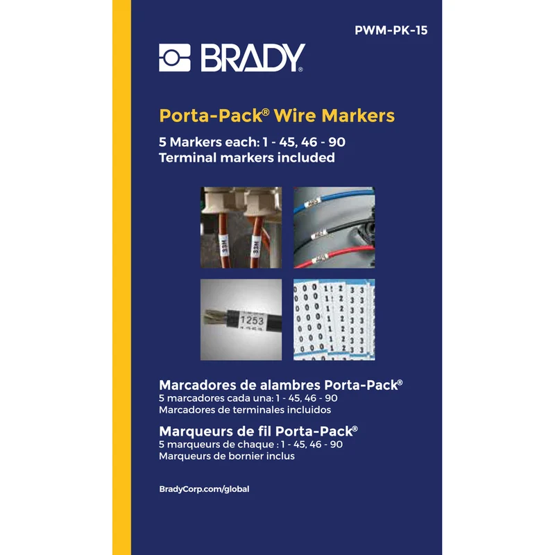 WIRE MARKER BOOK 10-PAGE #1-45 & #46-90
