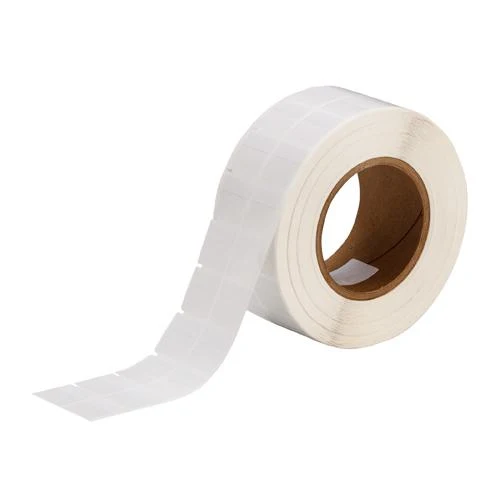 WIRE MARKER VINYL 1.00X1.00" 5000/ROLL CLEAR/WHITE