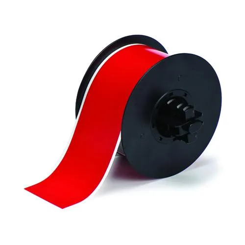 LABEL VINYL 2.25"X100' ROLL RED