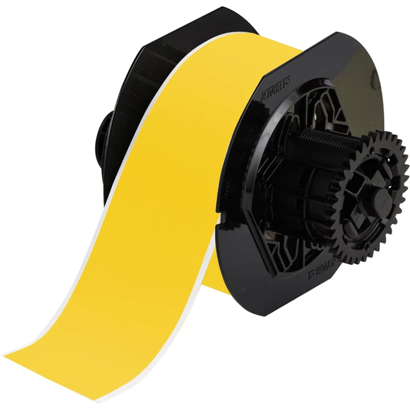 LABEL VINYL 2.25"X100' ROLL YELLOW