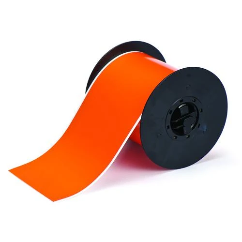 LABEL VINYL 4"X100' ROLL ORANGE