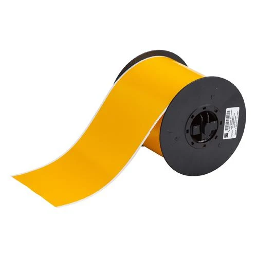 LABEL VINYL 4"X100' ROLL YELLOW