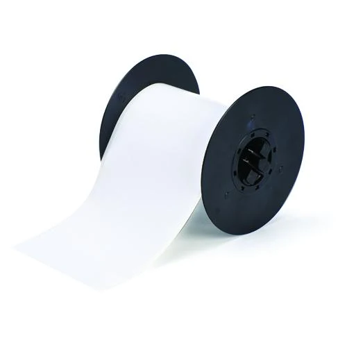LABEL VINYL 4"X100' ROLL WHITE